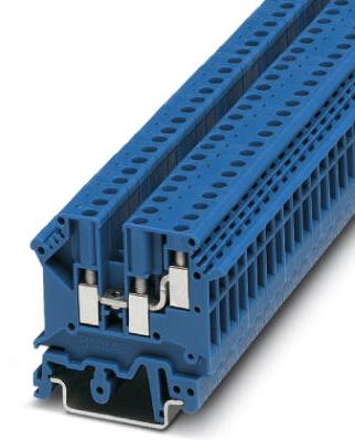PHOENIX CONTACT-1923047 Blocs de raccordement de terminaux Conn Feed-Through Terminal Block 3 POS Screw RA G DIN Rail/T DIN Rail 32A