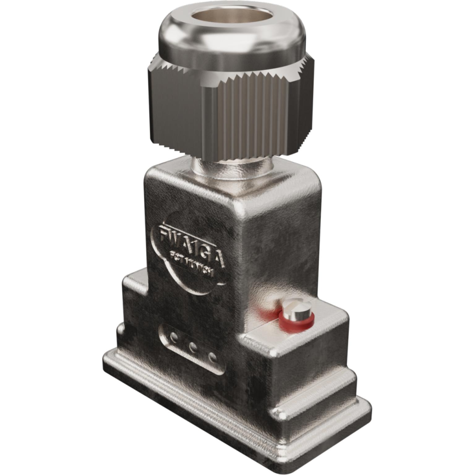 Molex-1727040192 抽缩起动适配器 Backshell 180° 1 Shell Size Nickel Acrylonitrile Butadiene Styrene/Polycarbonate