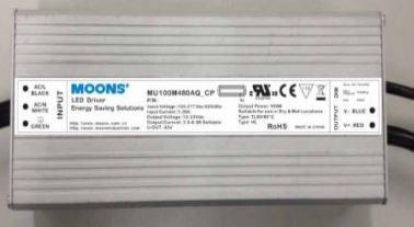 MOONS INDUSTRIES-MU100M480AQ_CP/C Alimentation LED AC/DC LED Power Supply 100W Single 8-Pin