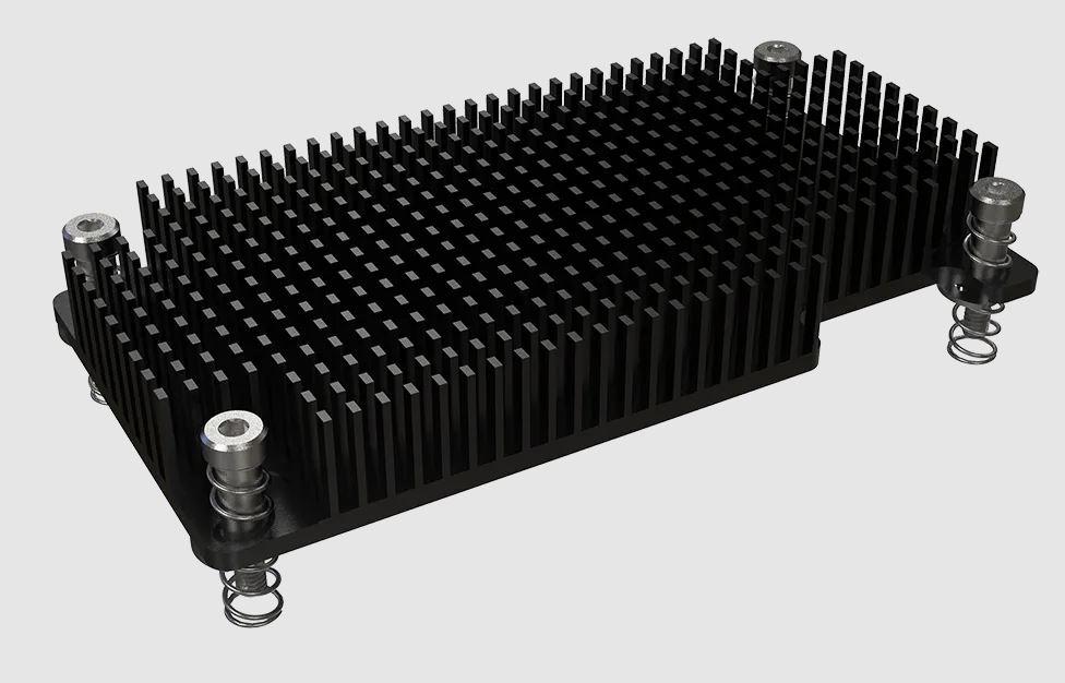 Ezurio-450-00182 Kühlkörper Heat Sink Passive Processor Pin Array Screw Mount Aluminum