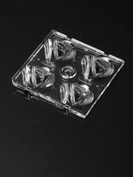LEDIL OY-C14896_STRADA-2X2-PXL Optische Linsen Rectangular Optical Lens Clear PMMA Screw/Pin Box