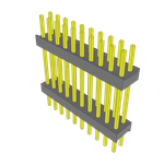 Conn Board Stacker HDR 20 POS 2.54mm Solder ST Top Entry Thru-Hole FLEX STACK Bulk