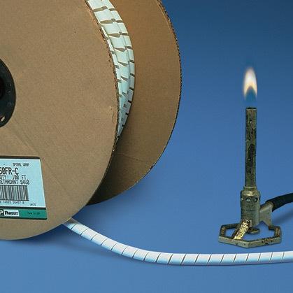 Panduit-T19FR-C20Y Kabelzubehör Cable Accessories Spiral Wrap Flame Retardant Polyethylene Black Package