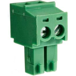 Conn Terminal Block F 2 POS 3.81mm Screw RA Cable Mount 8A