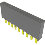 Conn Unshrouded Header HDR 9 POS 2.54mm Press Fit ST Top Entry Thru-Hole Tube