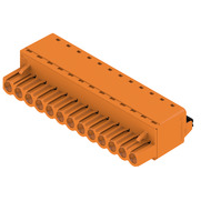 Weidmuller-1013810000 连接器接线板 Conn Plug-in Terminal Block F 13 POS 5.08mm Push-In Spring ST Cable Mount 18.5A Box