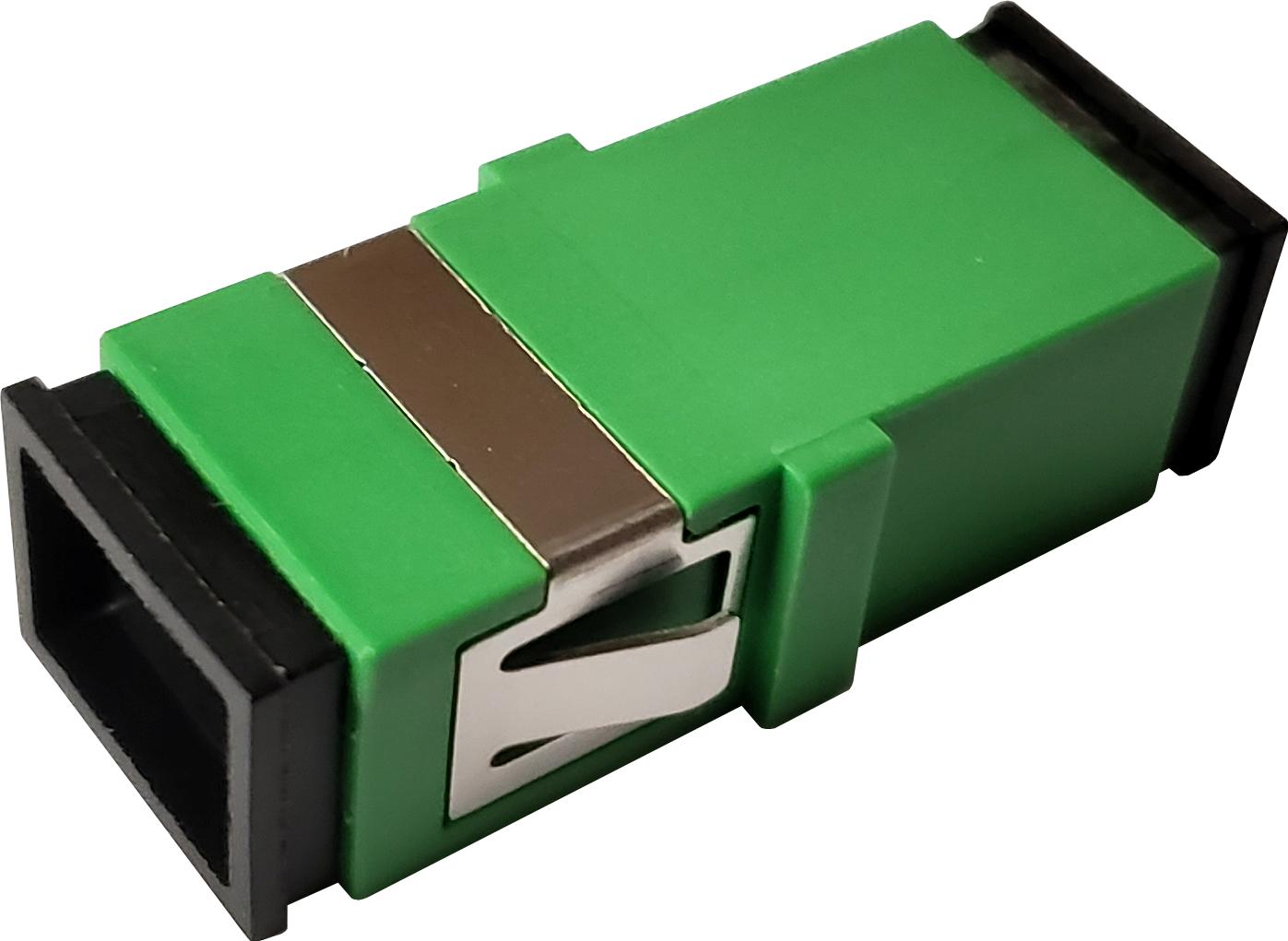 ADAM TECH-OPSA1BSNC1P1 Raccordement de fibre optique Conn SC/APC Adapter Simplex RCP/RCP ST Panel Mount 0.2dB Tray