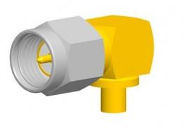 Amphenol RF-901-9221-2ASF RF-Steckverbinder Conn SMA 0Hz to 18GHz 50Ohm Solder RA Cable Mount PL Gold Over Nickel