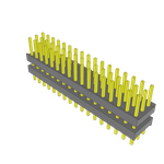 Conn Board Stacker HDR 51 POS 2.54mm Solder ST Top Entry Thru-Hole Bulk