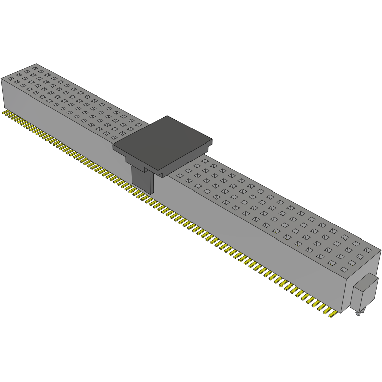 Samtec-FOLC-140-L2-S-Q-LC-P Connector Headers and PCB Receptacles Conn Socket Strip SKT 160 POS 0.64mm Solder ST SMD Tube