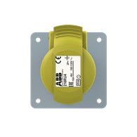 ABB Installation Products, Inc-2CMA193169R1000 Connector Power Conn Outlets SKT 2Power/1Ground POS ST Panel Mount 3 Terminal 1 Port