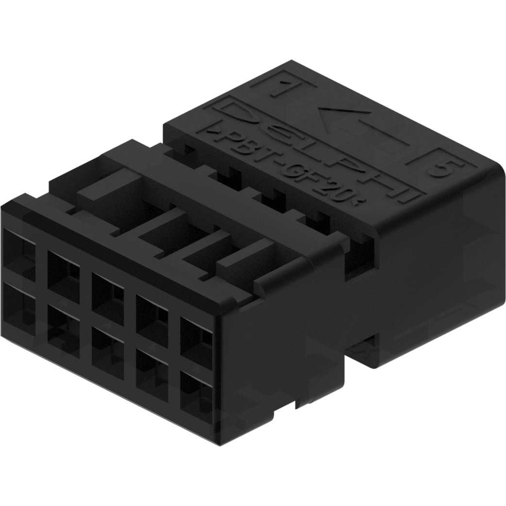 Delphi-33113705 Einzeladersteckverbinder, Gehäuse 10 Way Connector For MTS and MQS 0.63
