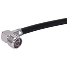 HUBER+SUHNER-16_N-50-7-77/133_NE RF-Steckverbinder Conn Type N 0Hz to 11GHz 50Ohm Crimp RA Cable Mount PL Gold Over Nickel Single