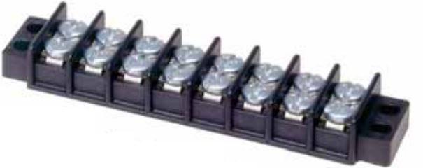 Eaton-TB100-04 Connector Terminal Blocks Conn Barrier Strip 8 POS 9.5mm Panel Mount 30A