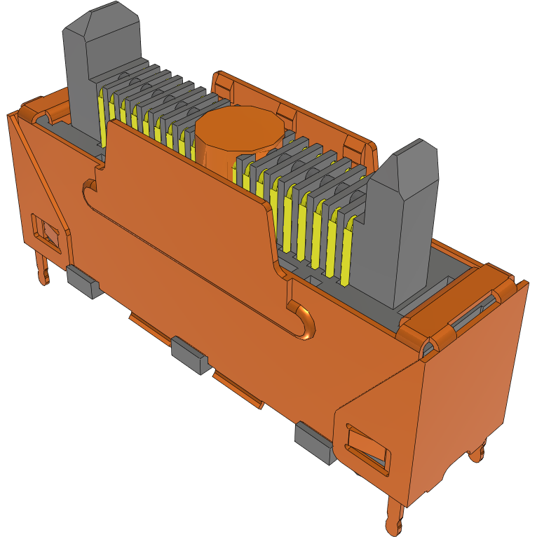 Samtec-ERM8-020-9.0-L-DV-EGPS-K-TR Connector Headers and PCB Receptacles Conn Board to Board HDR 40 POS 0.8mm Solder ST Top Entry SMD Edge Rate® T/R