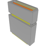 Conn High Speed Micro Plane HDR 40 POS 0.8mm Solder ST Top Entry SMD Tray