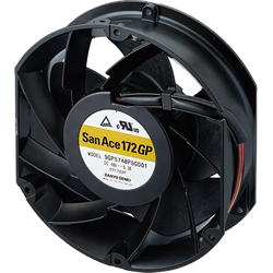 SANYO DENKI-9GP5748P5G001 Souffleurs et ventilateurs DC Fan Axial Ball Bearing 48V 36V to 72V 568CFM 83dB 150 X 172 X 51mm Sensor