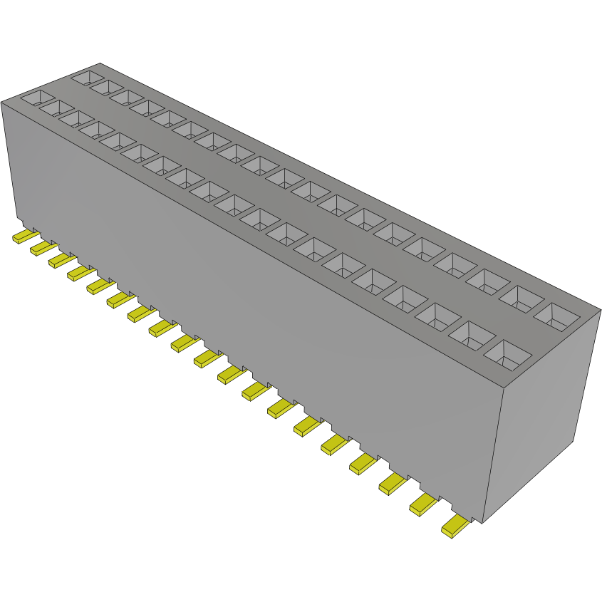 Samtec-RSM-119-02-S-D Steckverbinderleisten und Leiterplattenbuchsen Conn Socket Strip SKT 38 POS 1.27mm Solder ST Top Entry SMD Tube