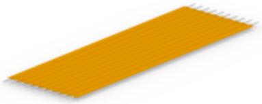 TE Connectivity-FSK-42A-8 Flachband Kabelbaugruppen Cable Assembly Flat/Ribbon Flex Strip Pin Configurations Generic