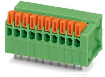 PHOENIX CONTACT-1789317 Bloques terminales del conector Conn PC Terminal Block 3 POS 2.54mm Solder ST Thru-Hole 6A Cardboard