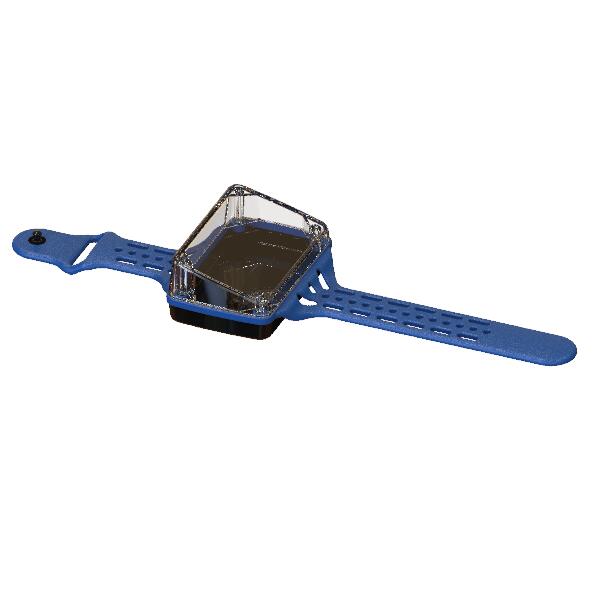 Serpac Electronic Enclosures-BW67SD-CLBK-CS-BL Kästen, Gehäuse und Gestelle Black Polycarbonate Sloped Face Wrist Enclosure with Blue Band	 <h4><strong>CALIFORNIA&nbsp;PROPOSITION</strong> ⚠️<strong>65&nbsp;WARNING</strong>⚠️</h4>