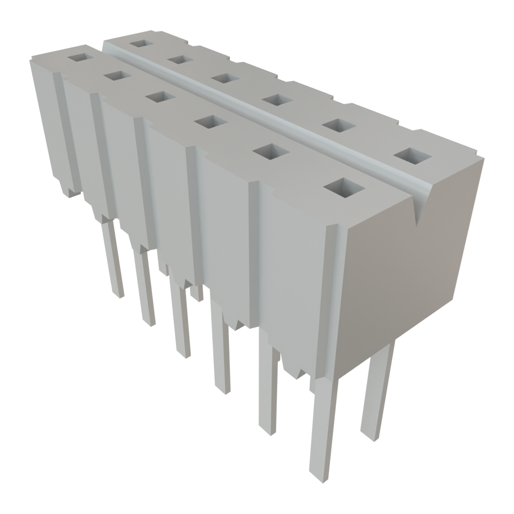 Samtec-CES-106-02-T-D Cabezales del conector y receptáculos PCB Conn Socket Strip SKT 12 POS 2.54mm Solder ST Top Entry Thru-Hole Tube