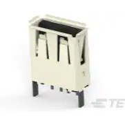 TE Connectivity-2041556-1 Connector USB USB Connectors, Receptacle Vertical
