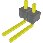 Conn Unshrouded Header HDR 2 POS 2.54mm Solder RA Side Entry Thru-Hole Bulk