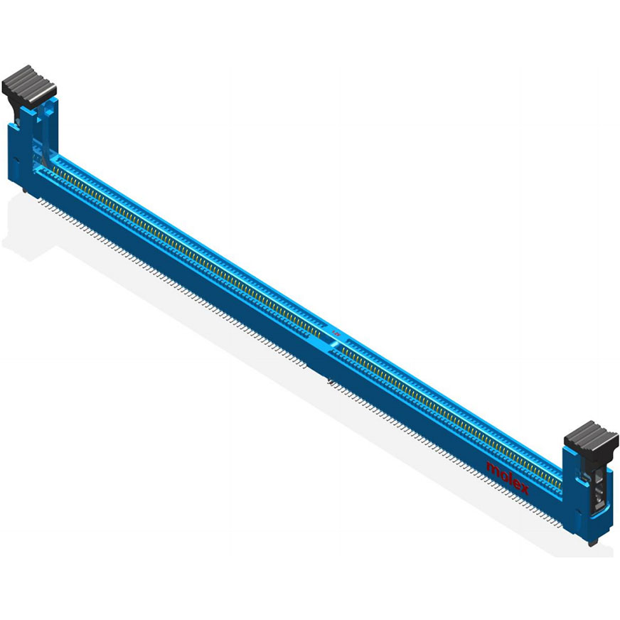 Molex-2042450313 Presa connettore DIMM Socket, Vertical Surface Mount