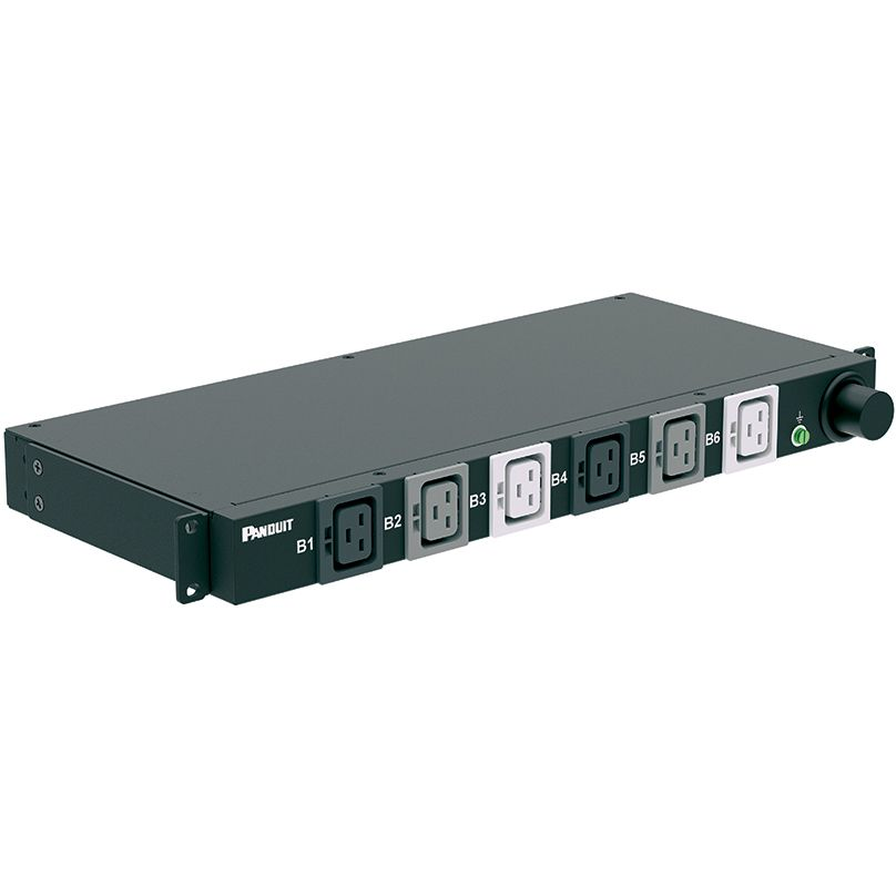 Panduit-P06B03M Stromverteilungseinheit PDU Basic 208V Horizontal Rack Mount