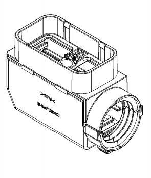 Delphi-13669373 Steckverbinderzubehör Connector Accessories Cover Right Angle Polyamide Black