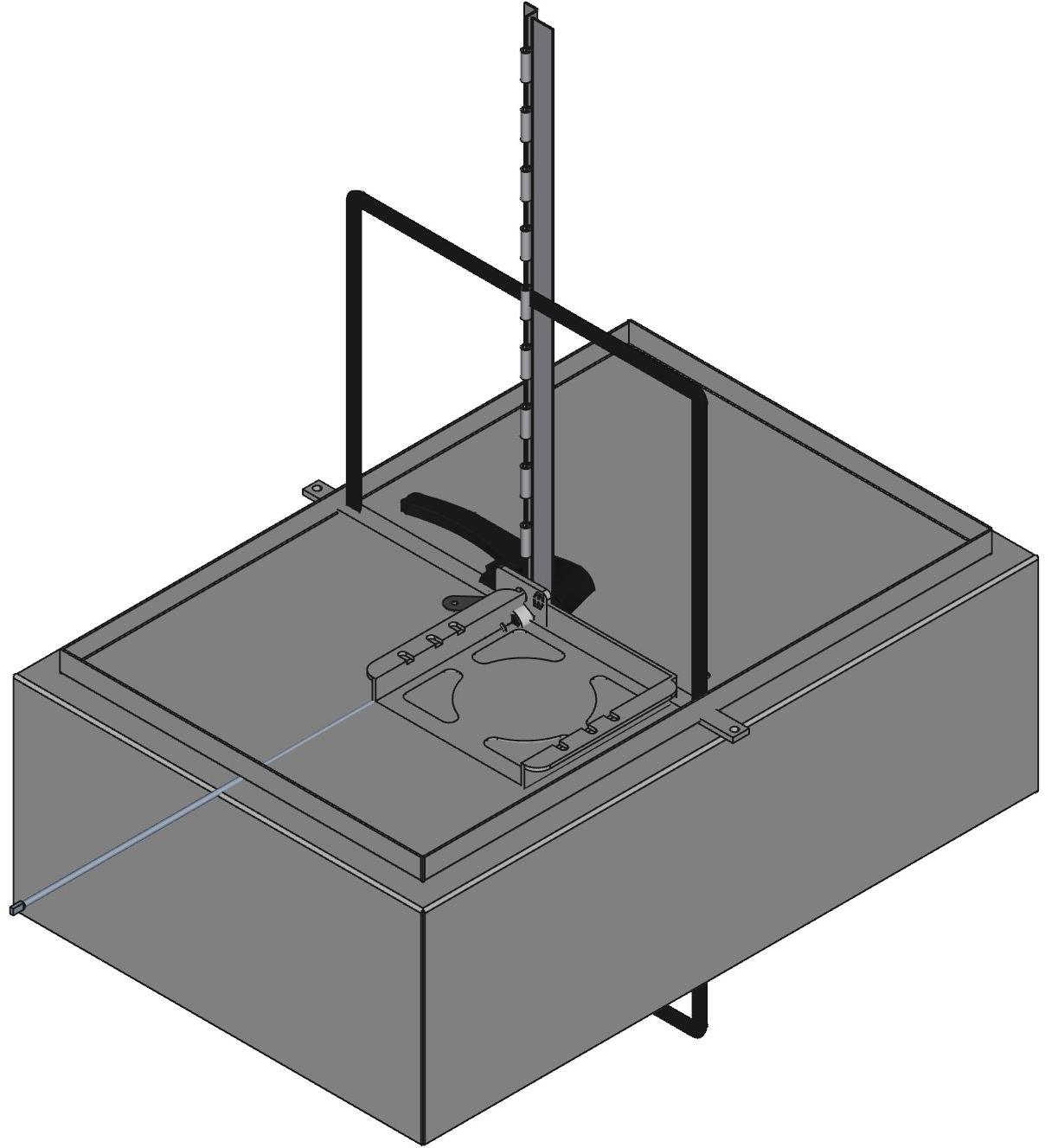 Hammond Manufacturing-HW24168GYHK Cajas, compartimentos y anaqueles Gray Stainless Steel Wall Mount Type 4 Enclosure