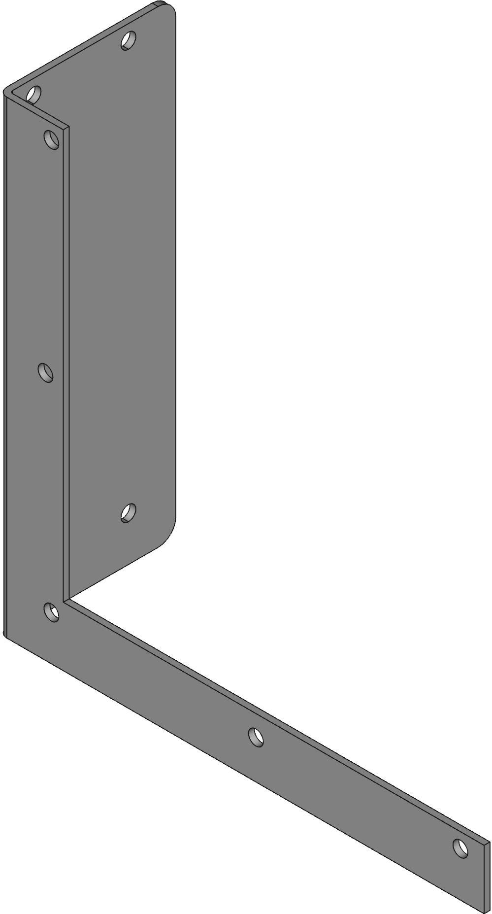 Hammond Manufacturing-1485EL2 Kabelzubehör Cable Accessories Bracket Steel Gray