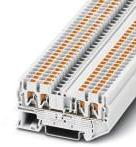PHOENIX CONTACT-3209579 Blocs de raccordement de terminaux Conn Feed-Through Terminal Block 4 POS Push-In Spring DIN Rail 24A
