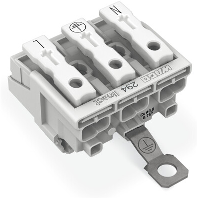 WAGO-294-8413 Cabezales del conector y receptáculos PCB Header Straight Solder Pin0.
