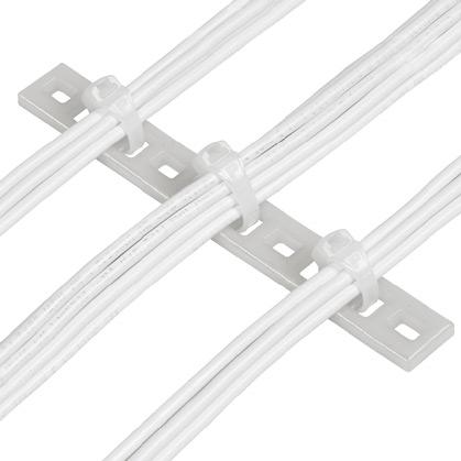 Panduit-MTP6H-E10-C Kabelzubehör Cable Accessories Multiple Tie Plate Nylon 6/6 Natural
