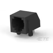 TE Connectivity-5555163-2 Telecomunicaciones y teléfono del conector Conn RJ-14 F 6 POS 1.27mm Solder RA Thru-Hole 6 Terminal 1 Port Cat 3 Package