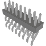 Conn Unshrouded Header HDR 16 POS 2mm Solder RA Side Entry SMD T/R