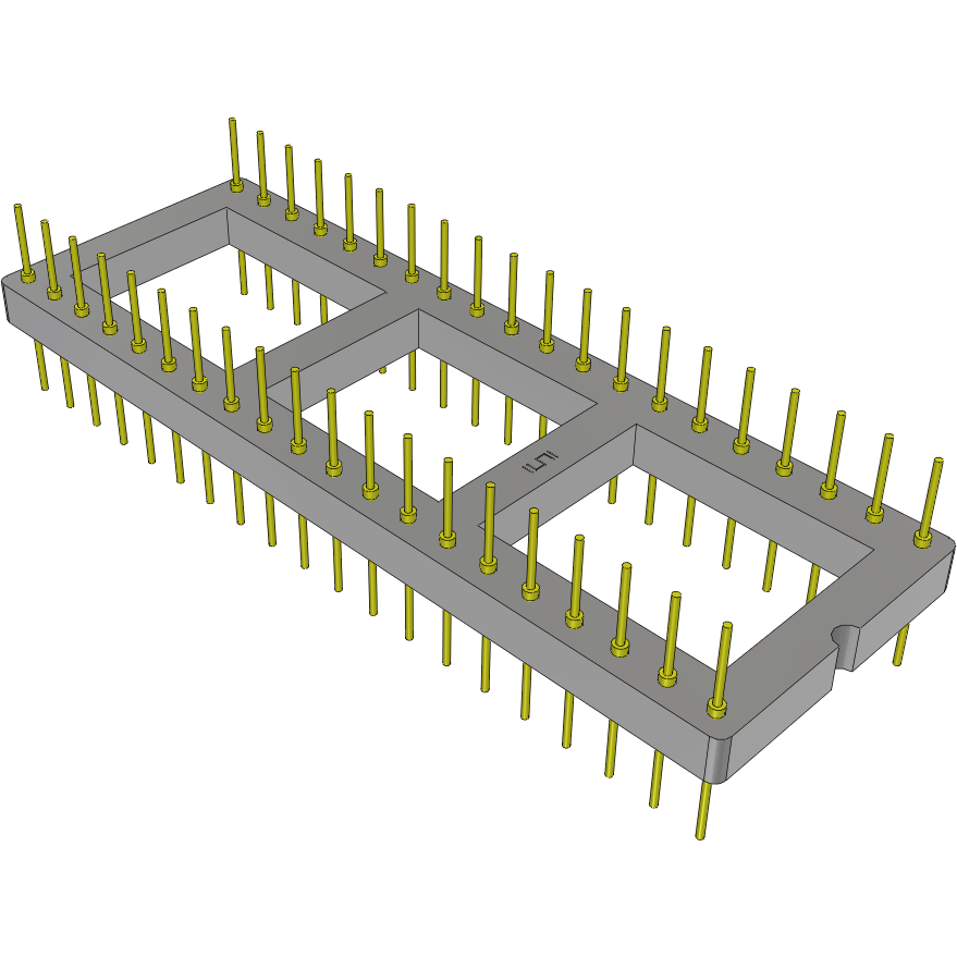 Samtec-APA-640-T-A 插座连接器 Conn DIP Adapter HDR 40 POS 2.54mm ST Thru-Hole Bulk