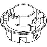 Molex-35533-0206 Steckverbinder, Buchsen Conn Bulb Socket SKT 2 POS Solder ST Panel Mount Bag