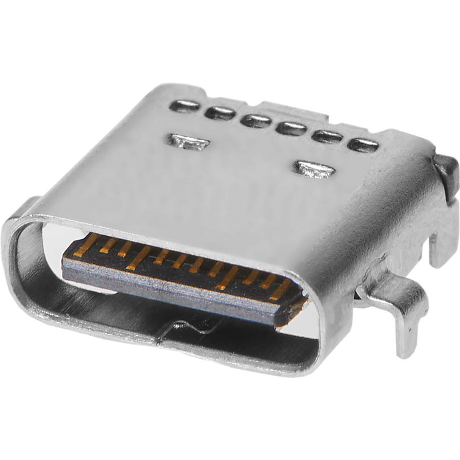 Molex-2171840001 Connector USB Conn USB 3.2 Type C RCP 24 POS 0.5mm Solder RA SMD 24 Terminal 1 Port T/R