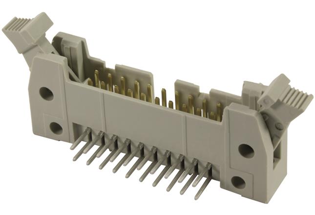 HARTING-09185065911 Steckverbinderleisten und Leiterplattenbuchsen Conn Ejector Header HDR 6 POS 2.54mm Solder RA Side Entry Thru-Hole Carton