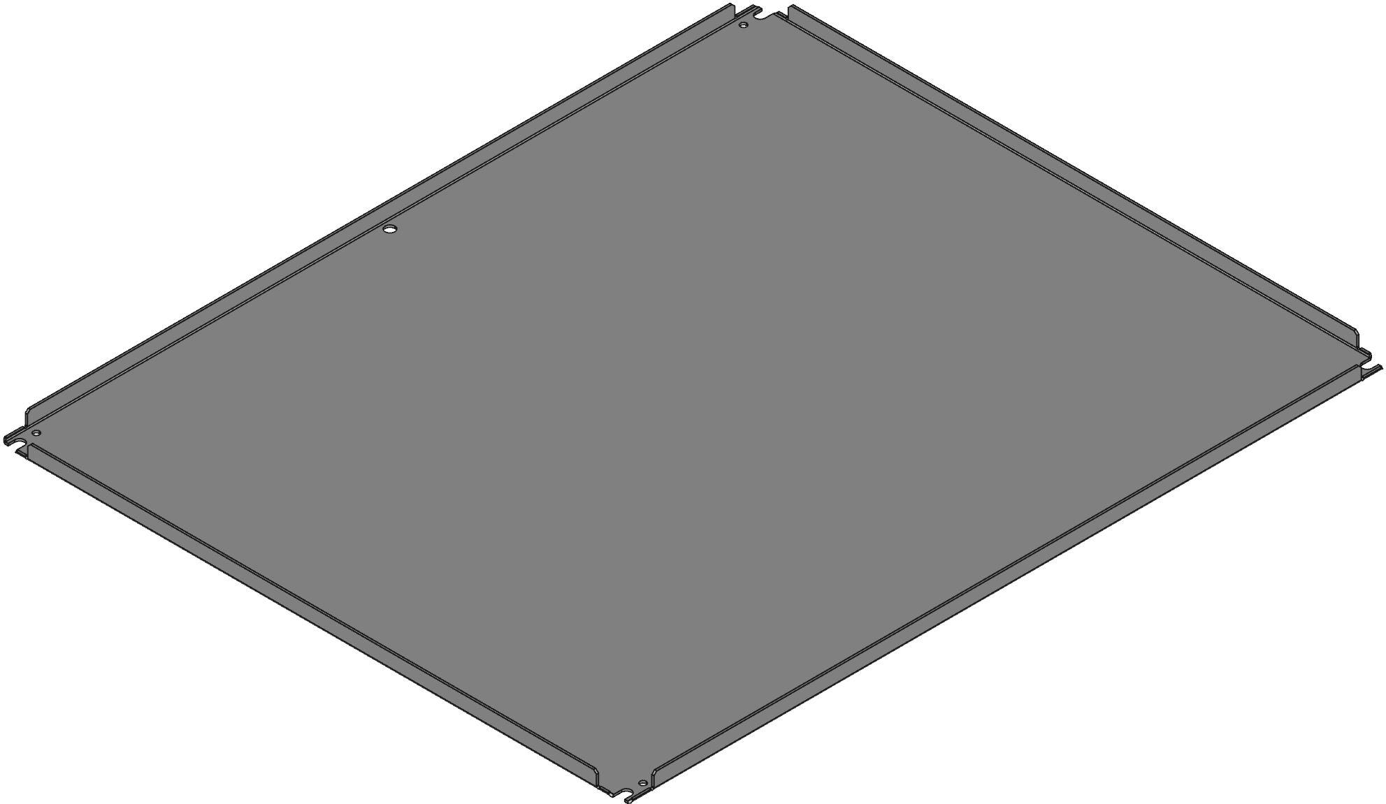 Hammond Manufacturing-EP3630 null Inner Panel, Mild Steel, White, Galvanized, 28.2 In Length, 34.2 In Depth