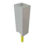 Conn Socket Strip SKT 1 POS Solder ST Top Entry Thru-Hole Bulk