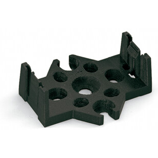 WAGO-770-625 Steckverbinderzubehör Connector Accessories Mounting Plate Straight Polyamide 6/6 Black Box