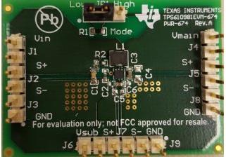 Texas Instruments-TPS610981EVM-674 Cartes et kits de développement de gestion de la puissance TPS610981 DC to DC Converter and Switching Regulator Chip Evaluation Board