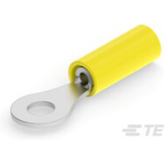 TE Connectivity-323913 Steckverbinderanschlüsse Ring Tongue Terminal 22-26AWG Copper Yellow 16.4mm Tin Loose