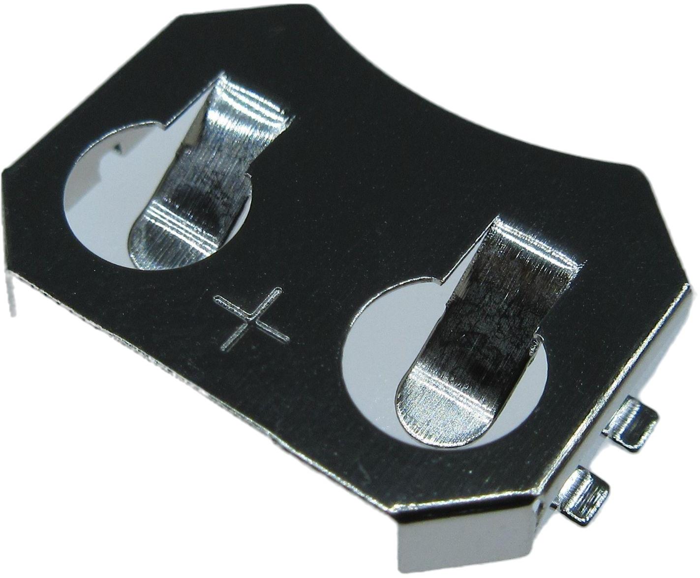 ADAM TECH-BH-67B-5-T/R  Phosphor Bronze Nickel Plated Battery Clip