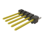 Conn Unshrouded Header HDR 5 POS 2.54mm Solder RA Side Entry SMD Tube