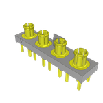 Samtec-GRF7-P-P-04-GF-ST-TH1 RF-Steckverbinder 75 Ohm Ganged Micro-Miniature RF Plug, Cable Component for RG 179 Cable